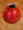 Red Porcelain Enamel Shade: 7" Industrial Dome, 2-1/4" fitter, Metal Lampshade