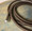 Brown 14-Gauge Round Cloth Covered 3-Wire Cord, Cotton
