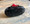 Inline Cord Switch - Vintage Black "Blimp" with Red Rocker - Heavy Duty, USA