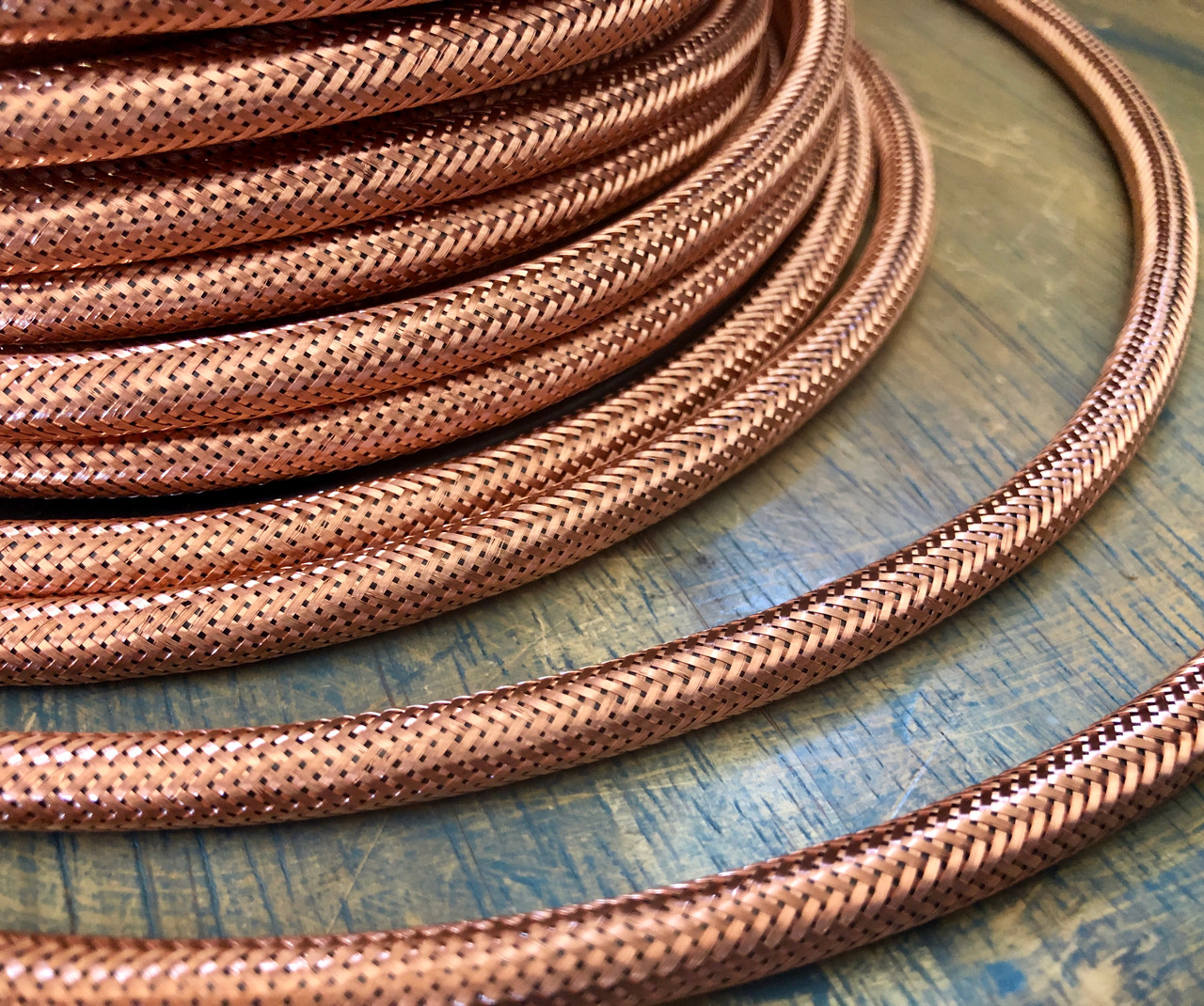 Round Braided Copper Wire 18 Gauge Braided Copper Wire