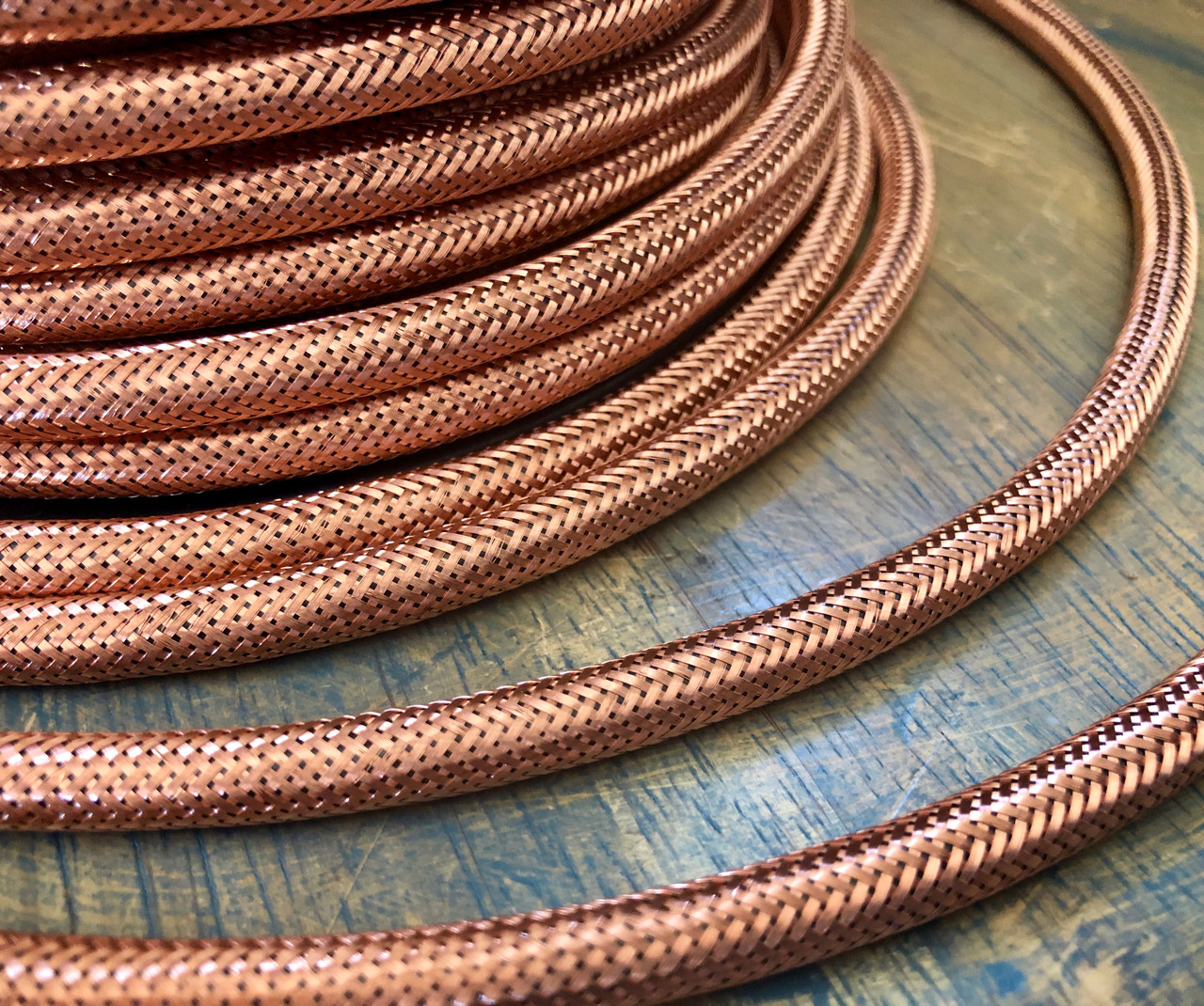 Round Braided Copper Wire | 18 Gauge Braided Copper Wire