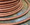 Copper Metal Braided Cord - Round 3-Wire Cable - PER FOOT