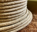 Jute Covered (Rope Style) 2-wire Round Cord - PER FOOT