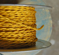 gold twisted cloth covered 2 wire