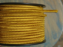 gold parallel flat cloth covered 2 wire