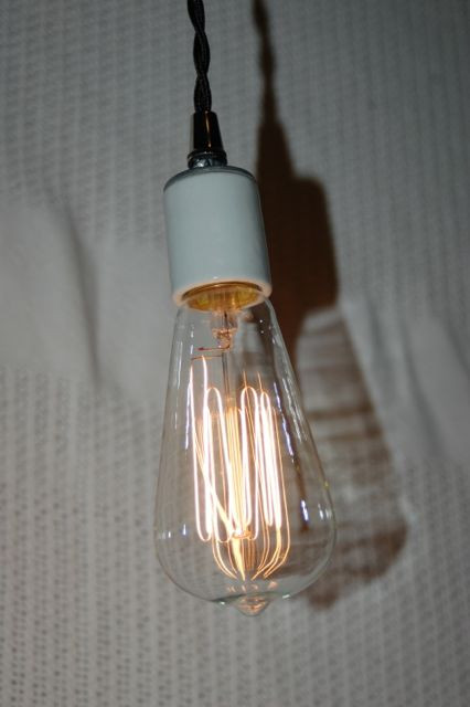 2-Pack LUMIN 30W Edison MARCONI Squirrel Cage S21 Antique Light Bulb Amber Tint