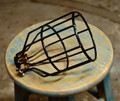 Black Bulb Guard, Clamp On Lamp Squirrel Cage