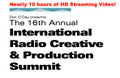 INTERNATIONAL RADIO CREATIVE & PRODUCTION SUMMIT 2010 & 2011: THE COMPLETE VIDEO EXPERIENCE (online streaming HD videos)