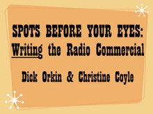 Dick Orkin and Christine Coyle demonstrate their method of writing original, effective radio commercials for the Famous Radio Ranch.
