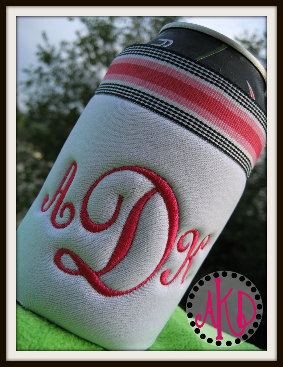 Can Koozie In The Hoop Template Embroidery Design