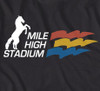 Mile High Stadium Long Sleeve T-Shirt in Black