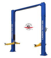 Launch TLT211-AS-B  BLUE 11,000 Lbs Clear Floor Asymmetric 2 Post Lift (ALI Certified) with Adjustable Column Height