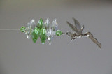 Fairy Suncatcher with Green Crystals