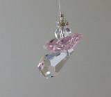 Angel with Crystal Halo with Pink wings