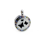 Aromatherapy Diffuser Pendant for KIDS - Butterfly with bling