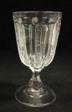 Philadelphia Flint Glass Goblet 1860's New England