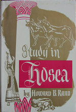 Study In Hosea by Dr. Howard B. Rand