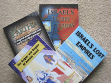 Lost Tribes Of Israel Series 4 Volume Set
by Steven M. Collins
Complete Four-Volume Set!

We offer a special discount when ordering together all at one time a complete set of four books in the lost tribes of Israel series: only $72.00 per set plus freight charged at checkout. This is a 10% discount off the regular price of these books. The titles include: The Origins and Empire of Ancient Israel, Israel's Lost Empires, Parthia, and Israel's Tribes Today. See the separate listings for these books for a complete description of the contents of each book.