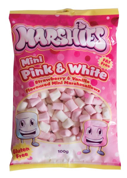 Marshies Pink and White Mini Marshmallows - Looking for it? Find them ...