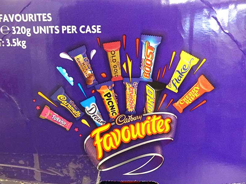Cadbury Favourites Mini Blocks And Other Confectionery At Australias Cheapest Prices Are