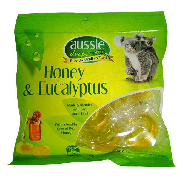 Honey And Eucalyptus Lollies Aussie Drops - Honey & Eucalyptus Drops, and other Confectionery at