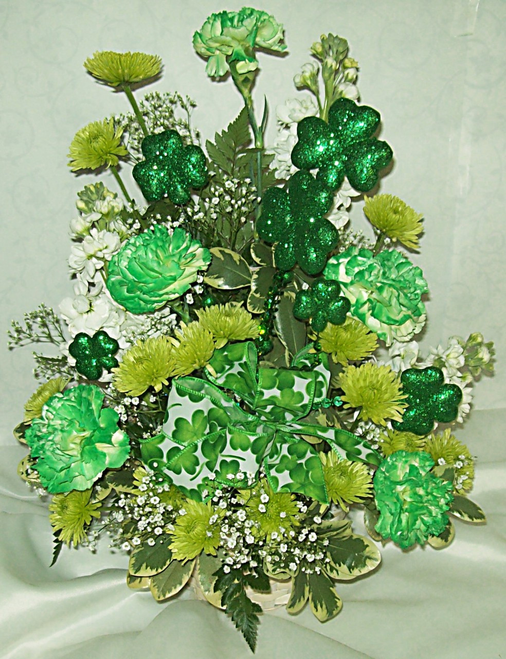 St. Patrick's Day Bouquet - Plumb Farms Flowers, Florist in Prospect, CT