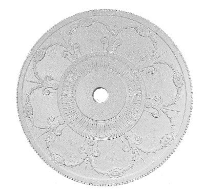 Ceiling Medallion Swags Bows 36 Inch