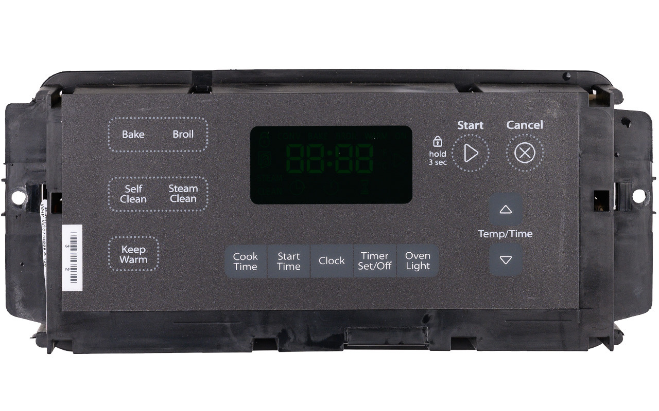 whirlpool wall oven control panel replacement