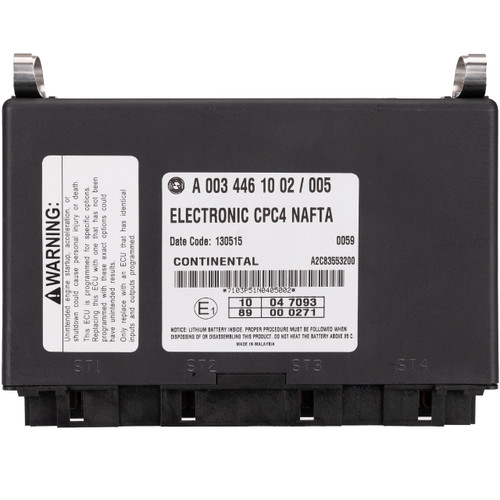 2014 - 2016 Freightliner Cascadia CPC4 Module Top. Part numbers include 
A 003 446 11 02 and A 003 446 10 02