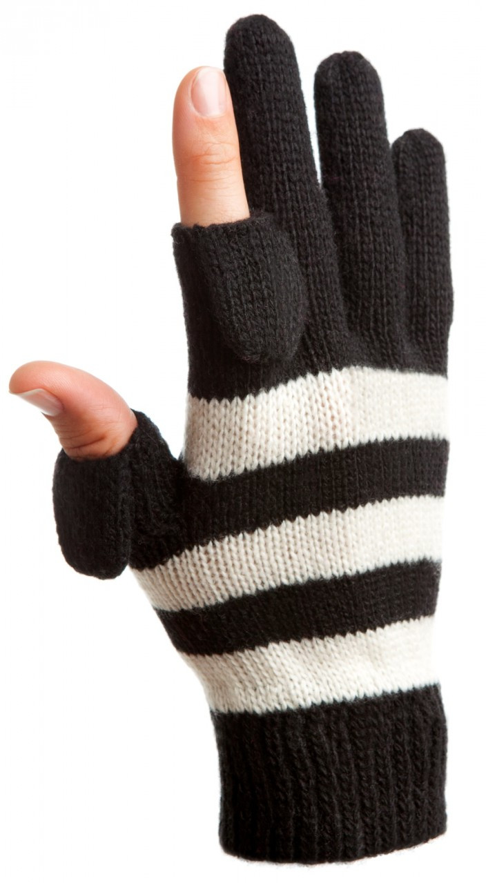 wool knit gloves