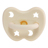 Hevea Milky White Baby Soother Pacifier Dummy - Star and Moon ** Choose Size**