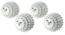 Hedgehog Dryer Balls - White - Set of 4
