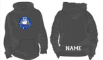 Unisex Team Hoodie with Burbank logo on front chest & athlete name