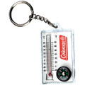 Zipper-Pull Thermometer and Compass