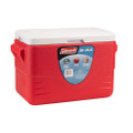 Molded Handle 28 Quart Cooler - Red