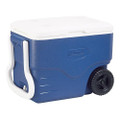 40 Quart Wheeled Cooler (BLUE)