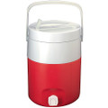 2-Gallon Jug with Faucet and Spout - Red