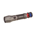 Aluminum LED Flashlight with Red & Blue Lenses