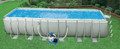 Ultra Frame Rect. Pool w/ Sand Filter Pump & Saltwater System