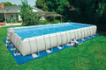 Ultra Frame Rect. Pool Set - Sand Filter Pump & Saltwater System