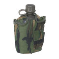 Camo Fabric Covered Canteen, 1 Qt.