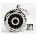 Stainless Steel Flask w.Cup, 8 oz.