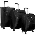 American Tourister Luggage AT Pop Three-Piece Spinner Set - Black