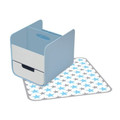 B.BOX 613 diaper caddy blue lagoon