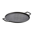 LODGE P14P3 14 Inch Cast Iron Baking Pan, with loop handles