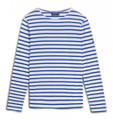 SAINT JAMES 9858 MINQUIERS MODERNE Authentic Breton Shirt, NEIGE/GITANE 