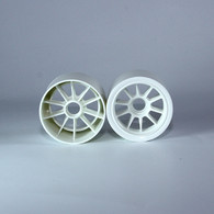 F1 Foam Front  Wheels (pr.) White