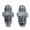 POWER STEERING BOX FITTING SET: -6 AN TO 14MM Bump Steer O-Ring and -6 AN Male to 16MM Bump Steer O-Ring