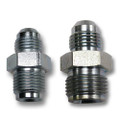 POWER STEERING BOX FITTING SET: -6 AN TO 5/8-18 Inverted and -6 AN Male to 11/16-18 Inverted