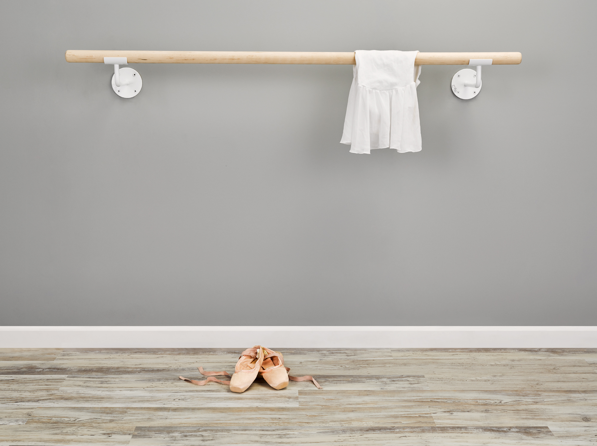 Wall Mounted Ballet Barres - Wall Mount Bracket - EnPointe Enterprises